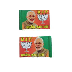 BJP Car Flag VIP Premium (Iron Plat Metal)