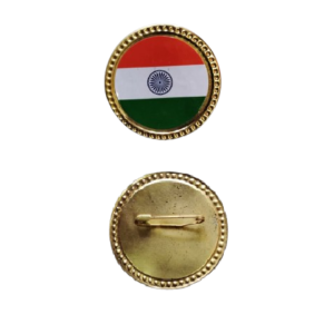 India Pocket Badge Metal (Pack of 10)