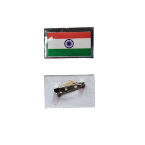 India Rectangle Paper Badge (Pack of 20)