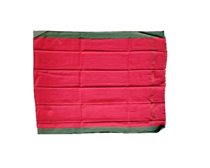 Single Boader Red Gamcha (Cotton Fabric) - Image 4