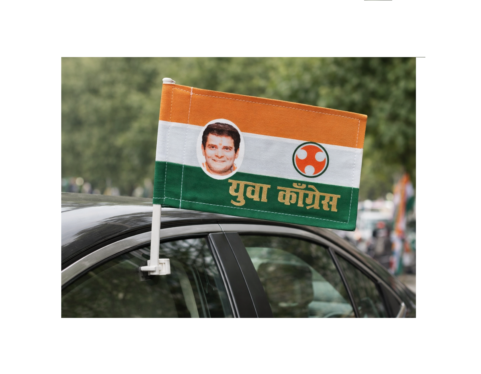 Youth Congress Zinc Car Flag