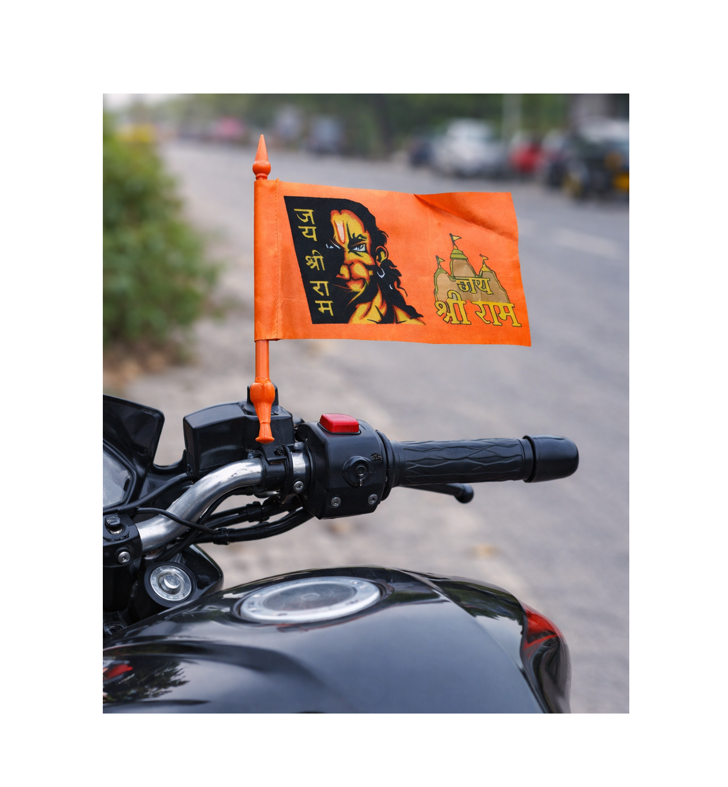 Angry Hanuman Bike Flag (Pack of 10)