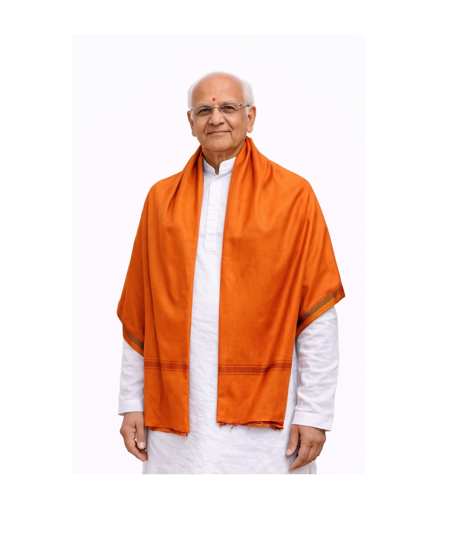 Bhagwa Shawls Single Boader