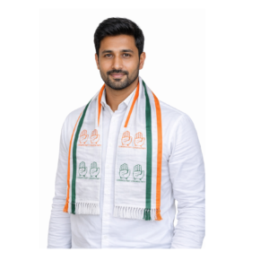 Congress VIP Gamcha Double Boader (Cotton Fabric)