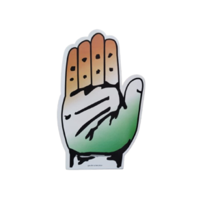 Congress Big Size Paper Sticker (Pack of 5)