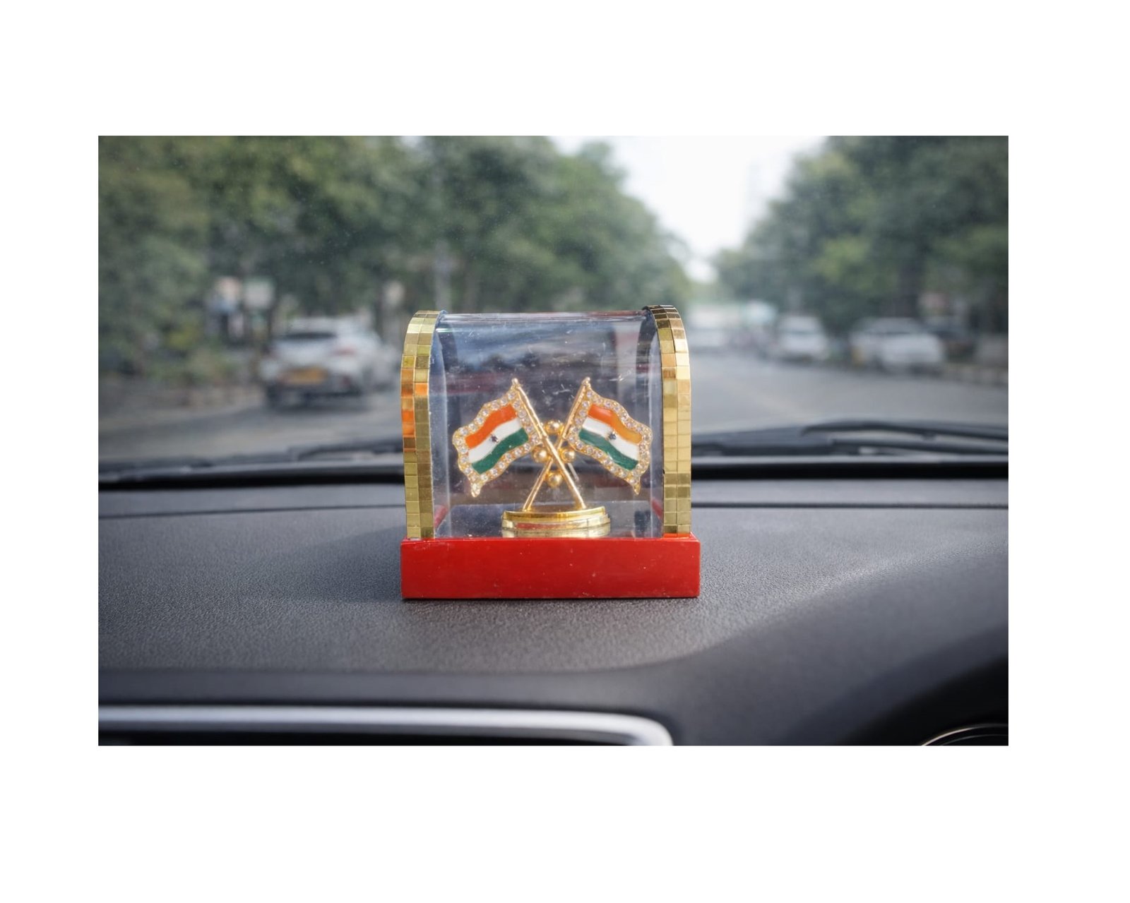India Flag Symbol Car Dashboard