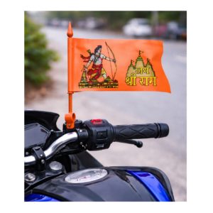Jay Shree Ram Bike Flag (Pack of 10)