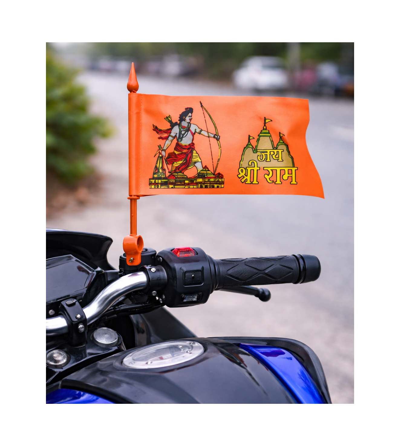 Jay Shree Ram Bike Flag (Pack of 10)
