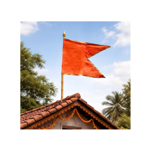 Dharmik Plan Less Boarder Slik Flag V-Cut