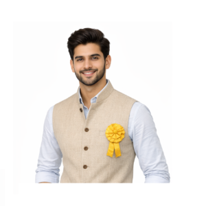 Single Colour Ribbon Badge Madium Size With Different Colours (Pack of 30)