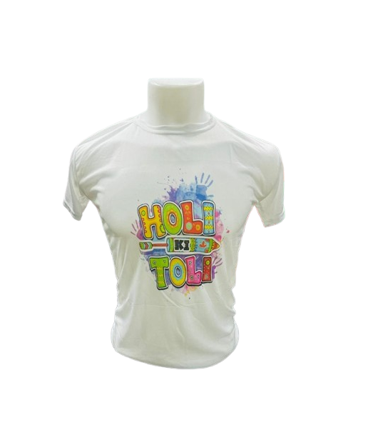 Holi Round Neck T-Shirt Different Different Print ( Buy 2 Get 1 Free) - Image 5