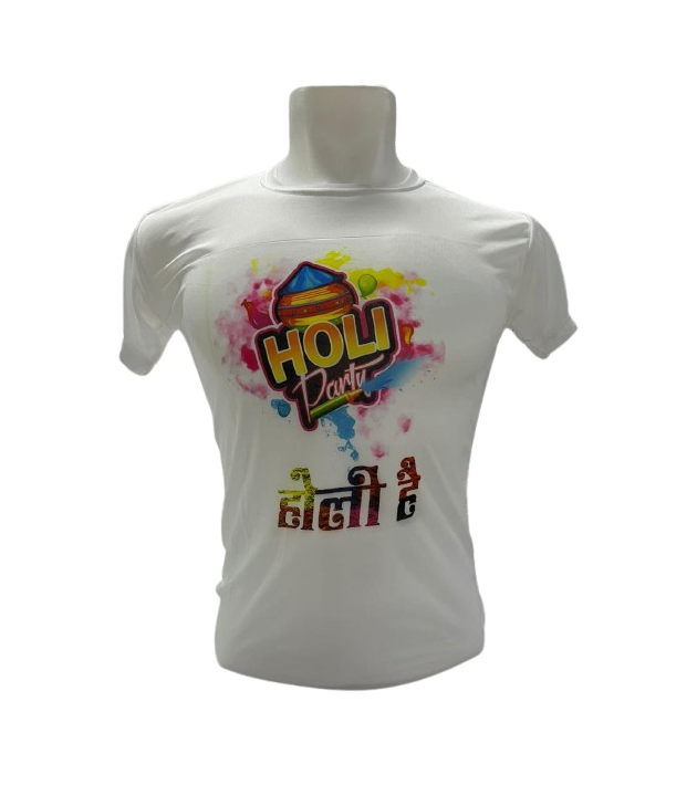Holi Round Neck T-Shirt Different Different Print ( Buy 2 Get 1 Free) - Image 9