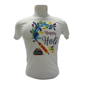 Holi Round Neck T-Shirt Different Different Print ( Buy 2 Get 1 Free)