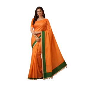 Bjp Cotton Fabric Saree