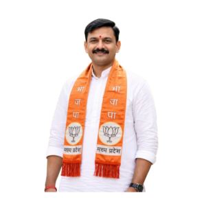 BJP Orange Cotten Fatka With Good Print