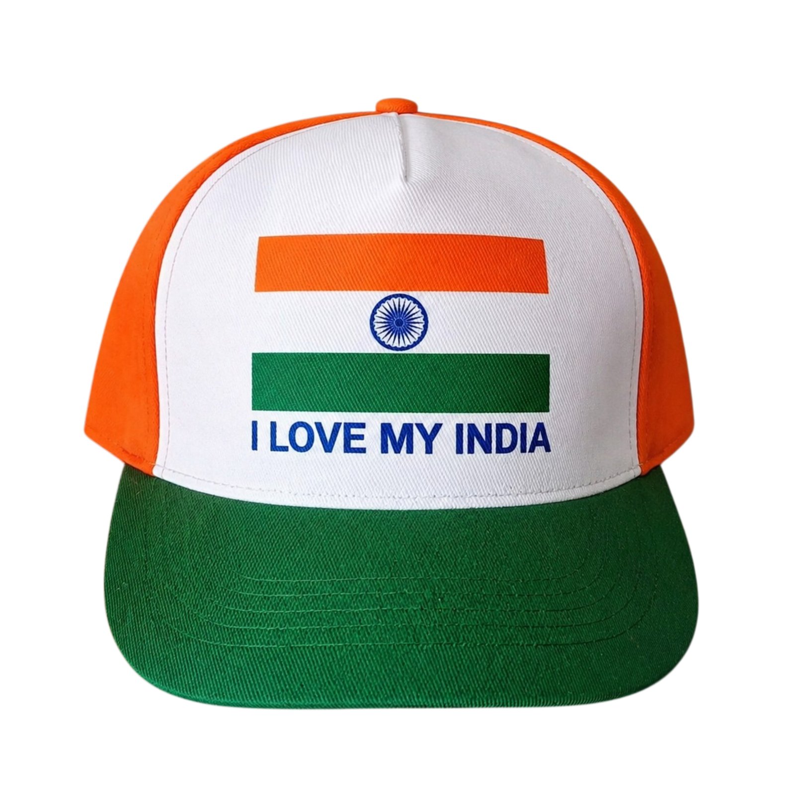 India Tricolor Printed Cap for Men & Women