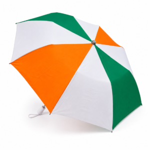 22 Inch Tricolor Umbrella Lightweight Portable Umbrella for Events, Campaigns & Outdoor Use