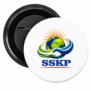 Shwet Swarajya Kranti Paksh Dibri Badge (Pack of 10)